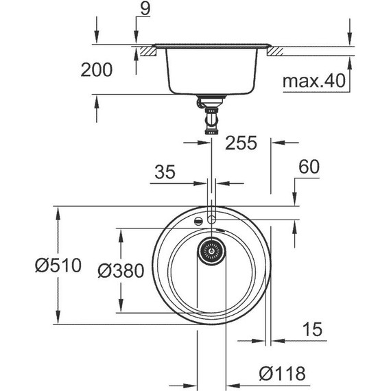 Кухонная мойка Grohe K200 31656AT0, серый фото 5
