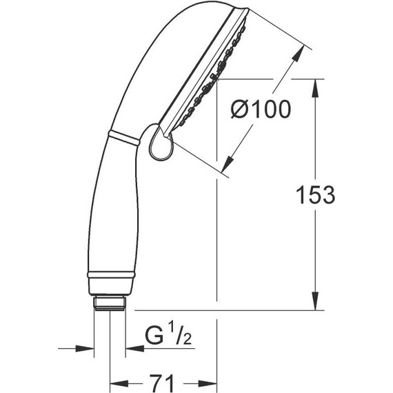 Ручной душ Grohe Tempesta New Rustic IV 27608001 фото 2