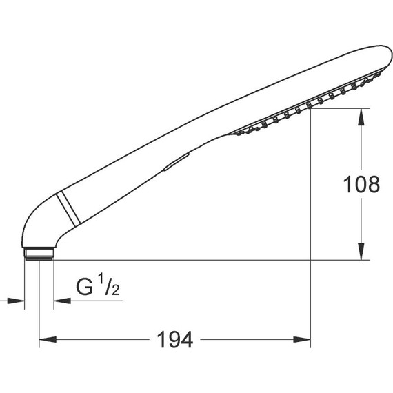 Ручной душ Grohe Rainshower Eco 27274000 фото 3