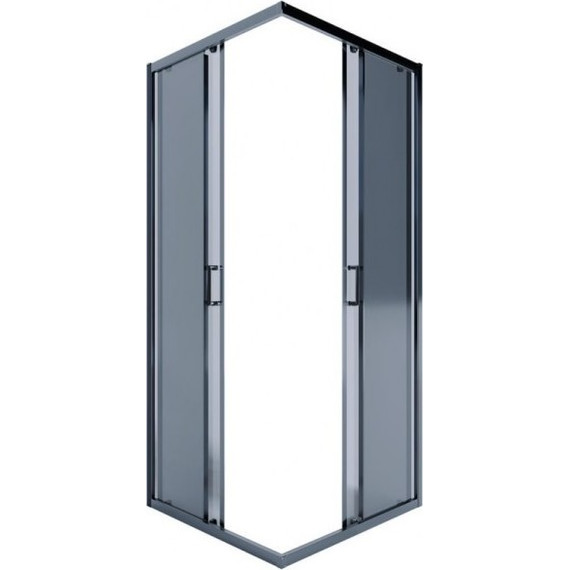 Душевое ограждение Alex Baitler 90х90 см AB114-B90, черный/тонированное фото 2