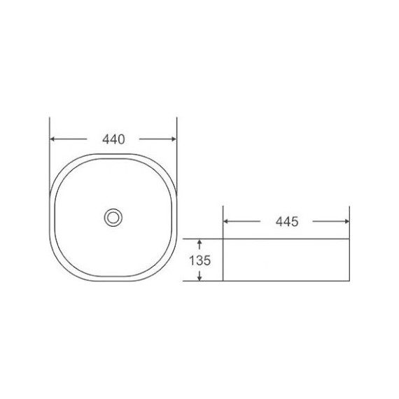 Раковина-чаша Mirsant Shell-0318 45 см фото 3