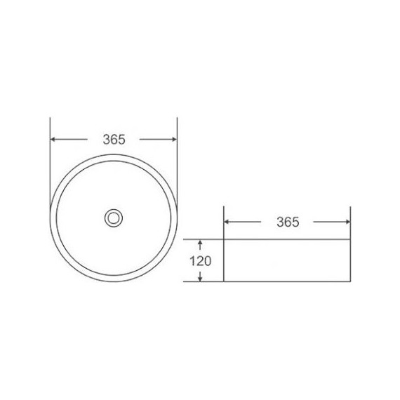Раковина-чаша Mirsant Shell-0819 35 см фото 4