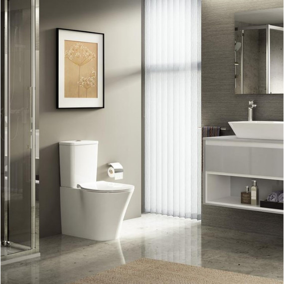 Унитаз-компакт безободковый Ideal Standard Connect Air AquaBlade E013701 фото 3