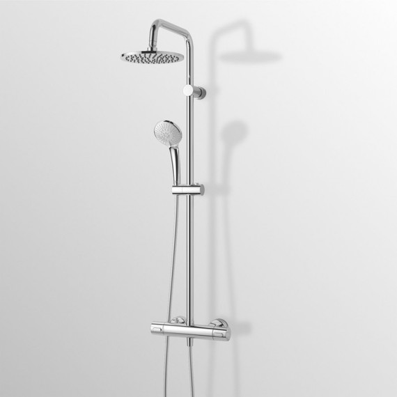 Душевая стойка с термостатом Ideal Standard IdealRain Eco TH A6421AA фото 2