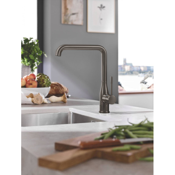 Смеситель для кухни Grohe Essence New 30269AL0, графит матовый фото 2