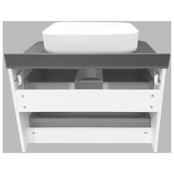 Тумба подвесная с раковиной Comforty Амстердам 75 см, белый - 9 Тумба подвесная с раковиной Comforty Амстердам 75 см, белый фото 9