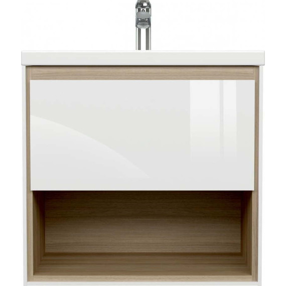 Тумба подвесная с раковиной Cersanit Louna 60 см SZ-LOU-CO60/Wh - 5 Тумба подвесная с раковиной Cersanit Louna 60 см SZ-LOU-CO60/Wh фото 5