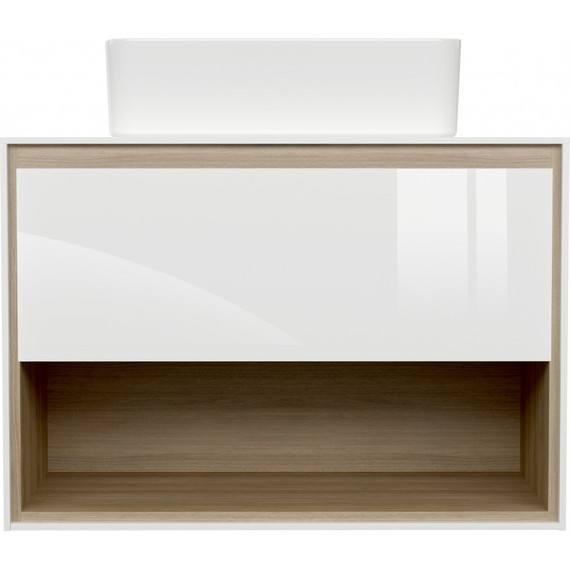 Тумба подвесная со столешницей Cersanit Louna 80 см SP-SZ-LOU80-BL/Wh - 5 Тумба подвесная со столешницей Cersanit Louna 80 см SP-SZ-LOU80-BL/Wh фото 5