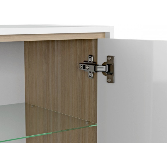 Пенал подвесной Cersanit Louna 35 см SL-LOU/Wh, универсальный - 4 Пенал подвесной Cersanit Louna 35 см SL-LOU/Wh, универсальный фото 4