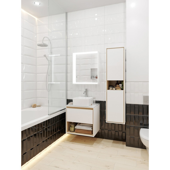 Тумба подвесная с раковиной Cersanit Louna 60 см SZ-LOU-CO60/Wh - 7 Тумба подвесная с раковиной Cersanit Louna 60 см SZ-LOU-CO60/Wh фото 7