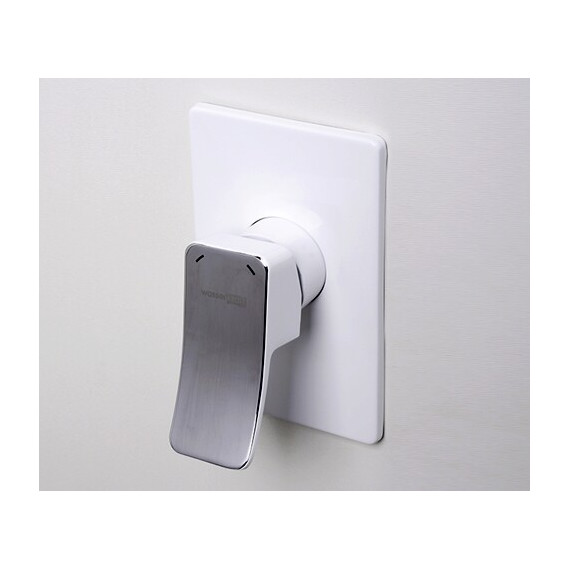 Набор для гигиенического душа WasserKraft A010656WHITE (шланг 100 см), хром/белый - 2 Набор для гигиенического душа WasserKraft A010656WHITE (шланг 100 см), хром/белый фото 2