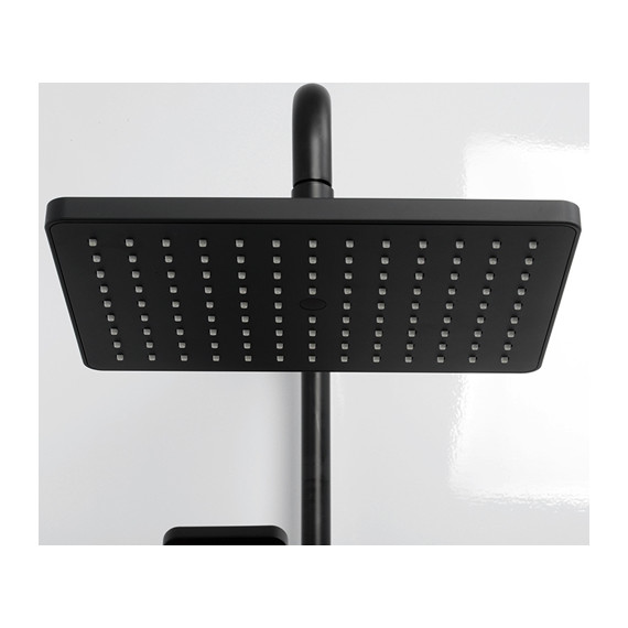 Душевая стойка с термостатом WasserKraft Thermo A11401, черный фото 3