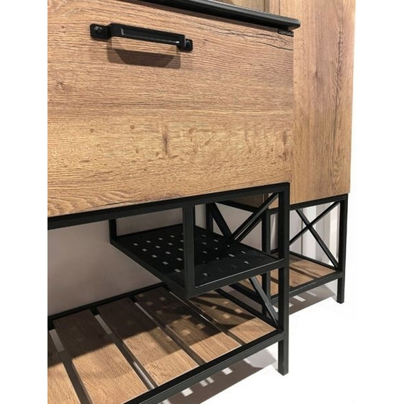 Тумба напольная с раковиной Comforty Бредфорд 75 см, дуб тёмный - 12 Тумба напольная с раковиной Comforty Бредфорд 75 см, дуб тёмный фото 12