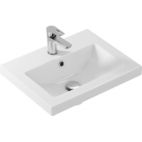 Тумба подвесная с раковиной Cersanit Lara 50 см 64131 фото 4