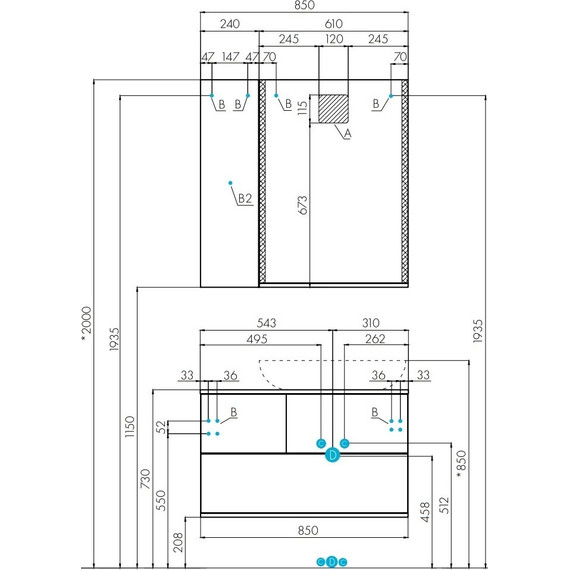 Модуль подвесной Акватон Терра 24 см 1A247403TEKA0, дуб кантри/антрацит - 4 Модуль подвесной Акватон Терра 24 см 1A247403TEKA0, дуб кантри/антрацит фото 4