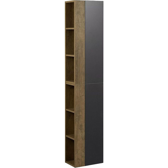Шкаф подвесной Акватон Терра 35 см 1A247503TEKA0, дуб кантри/антрацит фото 3
