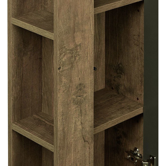 Шкаф подвесной Акватон Терра 35 см 1A247503TEKA0, дуб кантри/антрацит фото 5