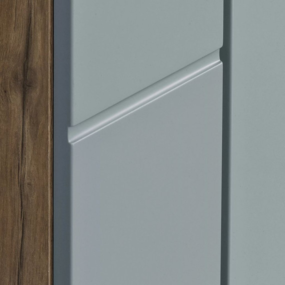 Шкаф подвесной Акватон Мишель 43 см 1A243903MIX30, фьорд/дуб рустикальный фото 6