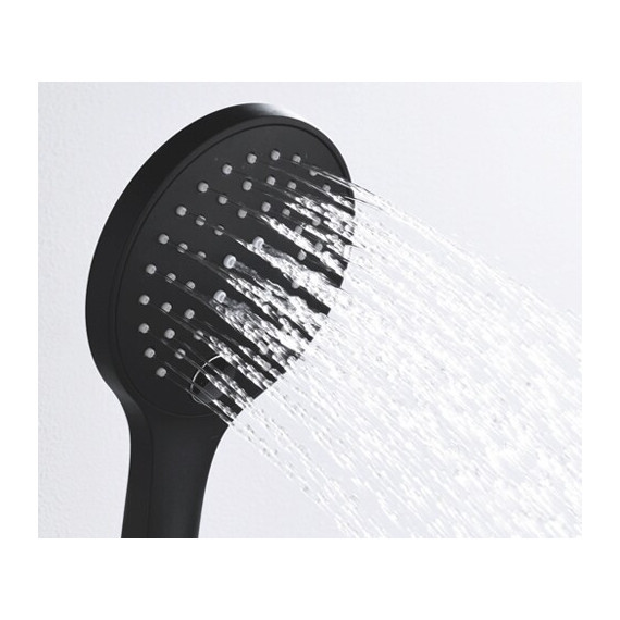 Душевая система для ванны с термостатом WasserKraft A177477 Thermo, черный - 3 Душевая система для ванны с термостатом WasserKraft A177477 Thermo, черный фото 3