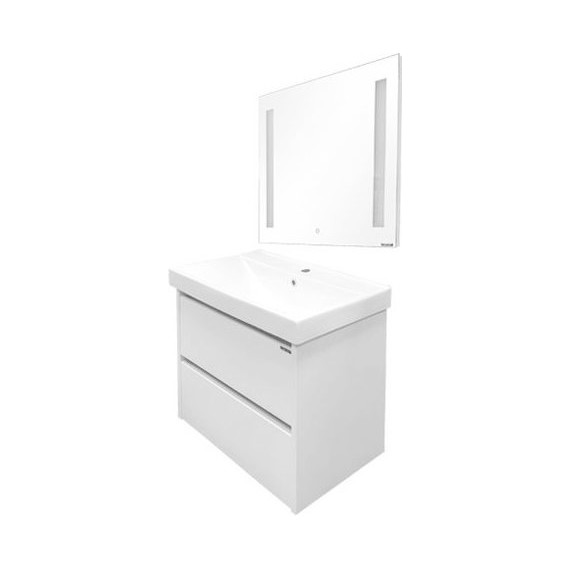 Тумба подвесная с раковиной Comforty Дублин 75 см, белый - 5 Тумба подвесная с раковиной Comforty Дублин 75 см, белый фото 5