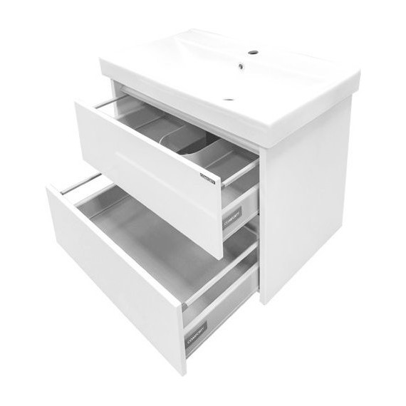 Тумба подвесная с раковиной Comforty Дублин 75 см, белый - 6 Тумба подвесная с раковиной Comforty Дублин 75 см, белый фото 6