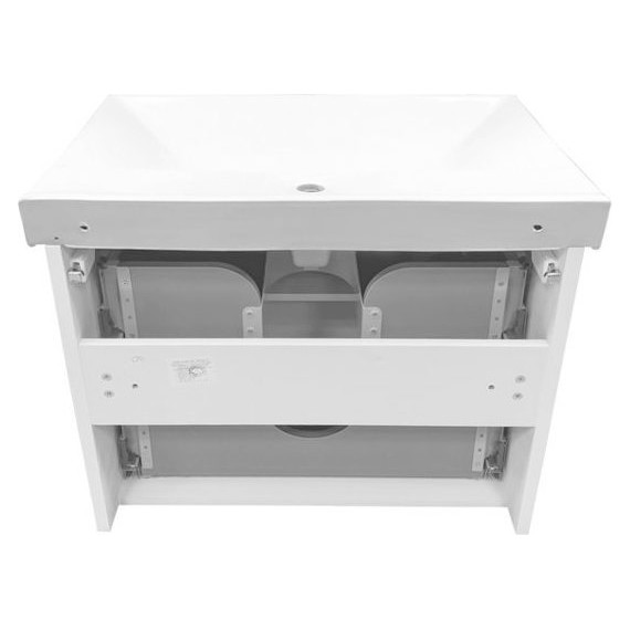 Тумба подвесная с раковиной Comforty Дублин 75 см, белый - 7 Тумба подвесная с раковиной Comforty Дублин 75 см, белый фото 7