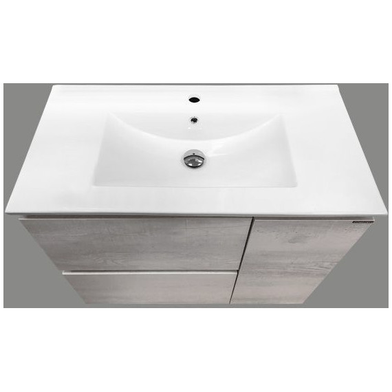 Тумба напольная с раковиной Comforty Верона 90 см, дуб белый - 11 Тумба напольная с раковиной Comforty Верона 90 см, дуб белый фото 11