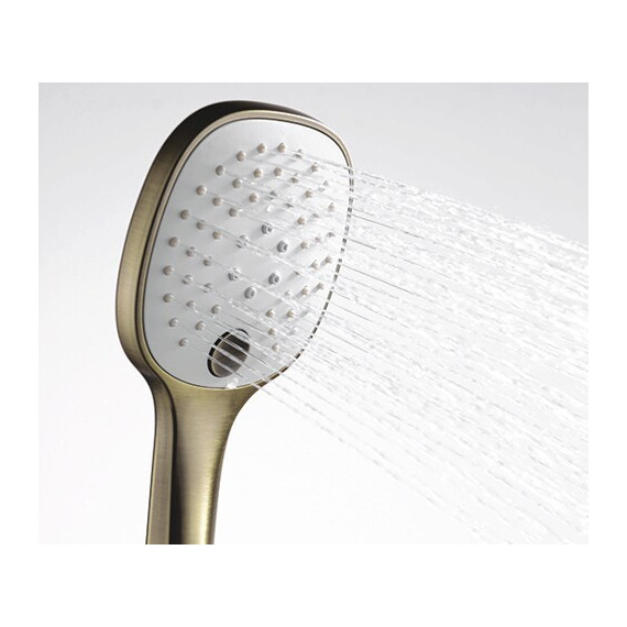 Душевая система для душа WasserKraft Exter A16040, светлая бронза фото 3