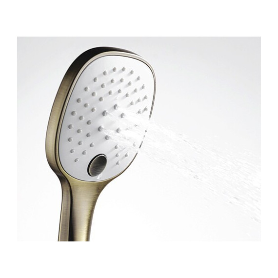 Душевая система для душа WasserKraft Exter A16040, светлая бронза фото 4