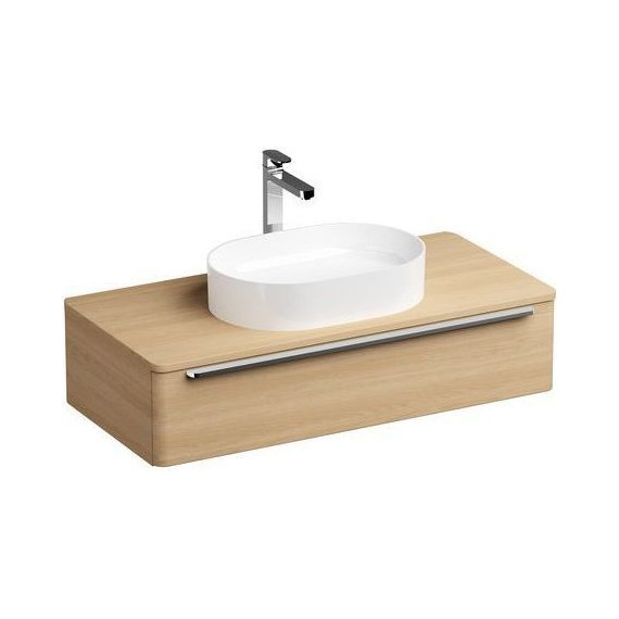 Тумба подвесная со столешницей Ravak Sud 260.01 110 см X000001083, дуб - 2 Тумба подвесная со столешницей Ravak Sud 260.01 110 см X000001083, дуб фото 2