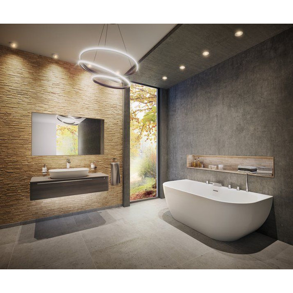 Тумба подвесная со столешницей Ravak Sud 260.01 110 см X000001084, орех - 4 Тумба подвесная со столешницей Ravak Sud 260.01 110 см X000001084, орех фото 4