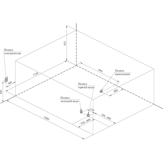 СПА БАССЕЙН Радомир Цезарь 189х174 см, белый фото 3