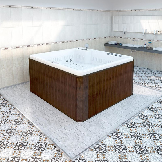 Спа бассейн Радомир Цезарь "Комфорт" 189х174 см, (перламутр) фото 2