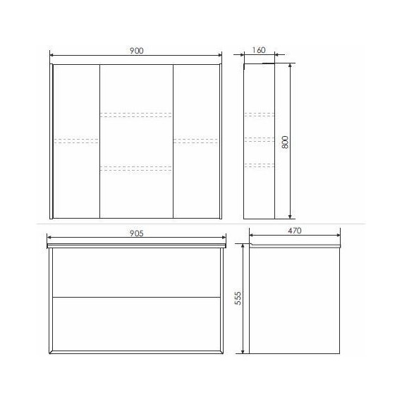 Тумба подвесная с раковиной Comforty Женева 90 см, дуб белый - 12 Тумба подвесная с раковиной Comforty Женева 90 см, дуб белый фото 12