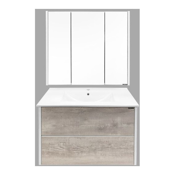 Тумба подвесная с раковиной Comforty Женева 90 см, дуб белый - 7 Тумба подвесная с раковиной Comforty Женева 90 см, дуб белый фото 7