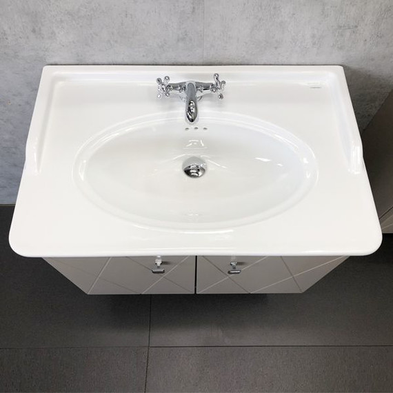 Тумба подвесная с раковиной Comforty Кремона 80 см, латте - 7 Тумба подвесная с раковиной Comforty Кремона 80 см, латте фото 7