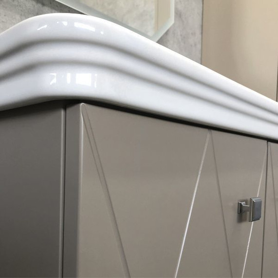 Тумба подвесная с раковиной Comforty Кремона 80 см, латте - 8 Тумба подвесная с раковиной Comforty Кремона 80 см, латте фото 8