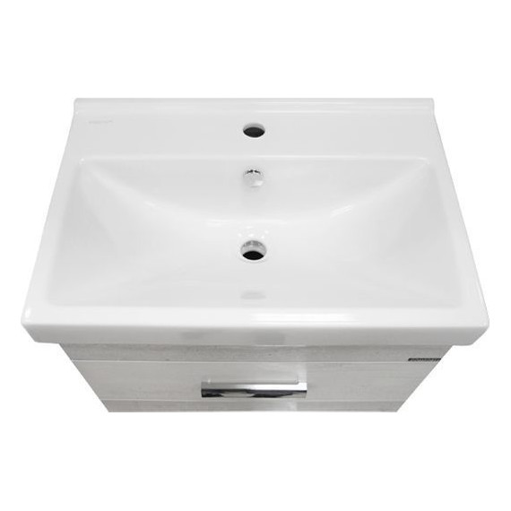 Тумба напольная с раковиной Comforty Никосия 60H 60 см, дуб белый фото 8