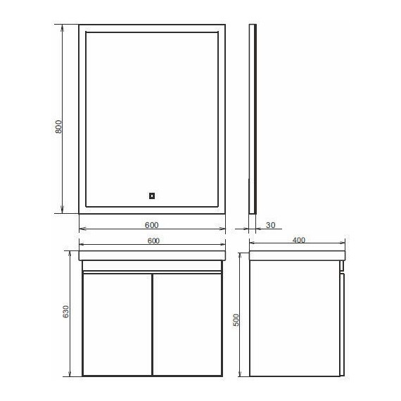 Тумба подвесная с раковиной Comforty Осло 60 см, бетон светлый - 10 Тумба подвесная с раковиной Comforty Осло 60 см, бетон светлый фото 10