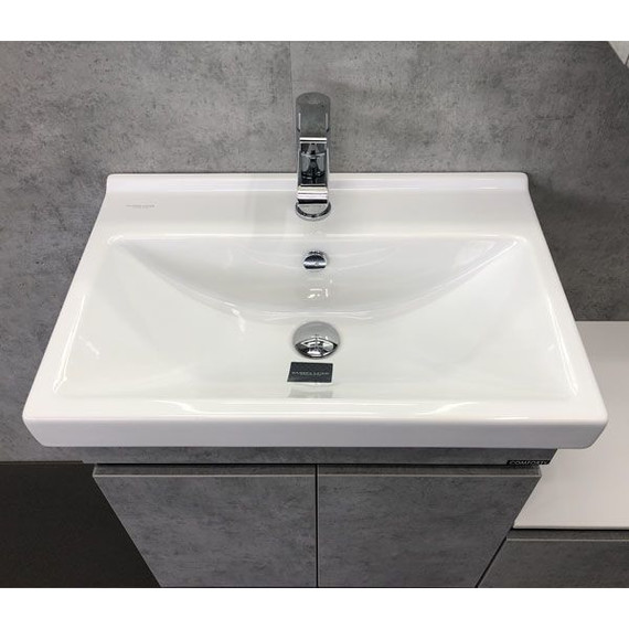 Тумба подвесная с раковиной Comforty Осло 60 см, бетон светлый - 7 Тумба подвесная с раковиной Comforty Осло 60 см, бетон светлый фото 7