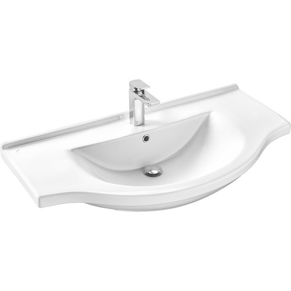 Тумба напольная с раковиной Comforty Сочи 100 см, белый - 4 Тумба напольная с раковиной Comforty Сочи 100 см, белый фото 4