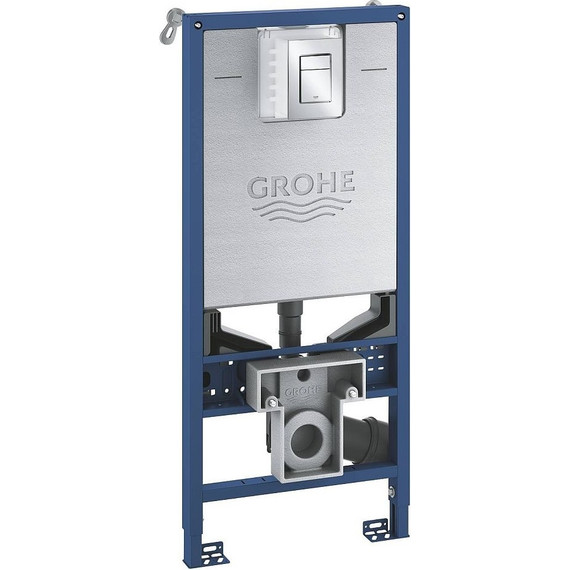 Инсталляция для подвесного унитаза Grohe Rapid SLX 39603000 (кнопка хром) фото 