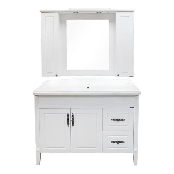 Тумба напольная с раковиной Comforty Палермо 120 см, белый - 5 Тумба напольная с раковиной Comforty Палермо 120 см, белый фото 5