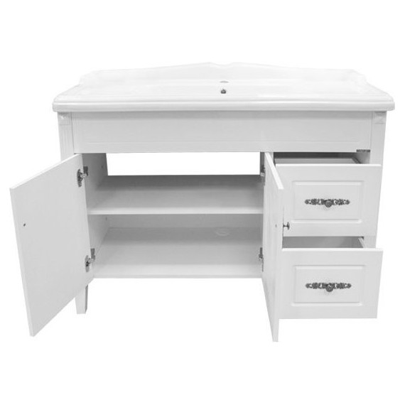 Тумба напольная с раковиной Comforty Палермо 120 см, белый - 7 Тумба напольная с раковиной Comforty Палермо 120 см, белый фото 7