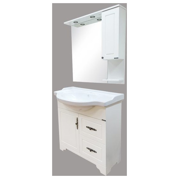 Тумба напольная с раковиной Comforty Севилья 85 см, слоновая кость - 6 Тумба напольная с раковиной Comforty Севилья 85 см, слоновая кость фото 6