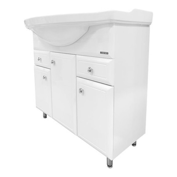 Тумба напольная с раковиной Comforty Сочи 100 см, белый - 6 Тумба напольная с раковиной Comforty Сочи 100 см, белый фото 6