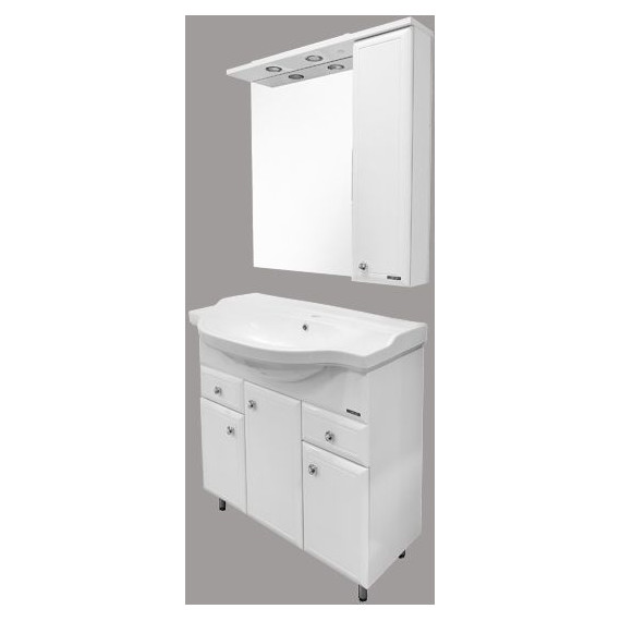 Тумба напольная с раковиной Comforty Сочи 100 см, белый - 7 Тумба напольная с раковиной Comforty Сочи 100 см, белый фото 7