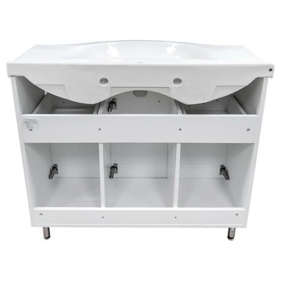 Тумба напольная с раковиной Comforty Сочи 100 см, белый - 10 Тумба напольная с раковиной Comforty Сочи 100 см, белый фото 10