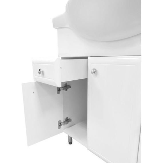 Тумба напольная с раковиной Comforty Сочи 85 см, белый фото 11