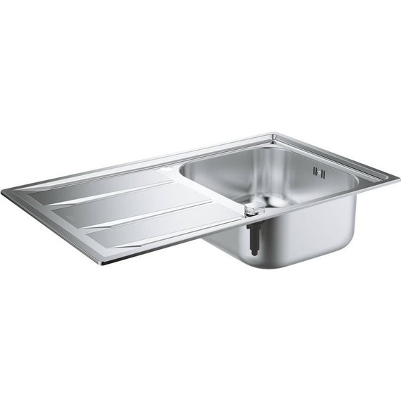 Кухонная мойка Grohe K400 45 -S 86/50 1.0 31566SD0, нержавеющая сталь фото 
